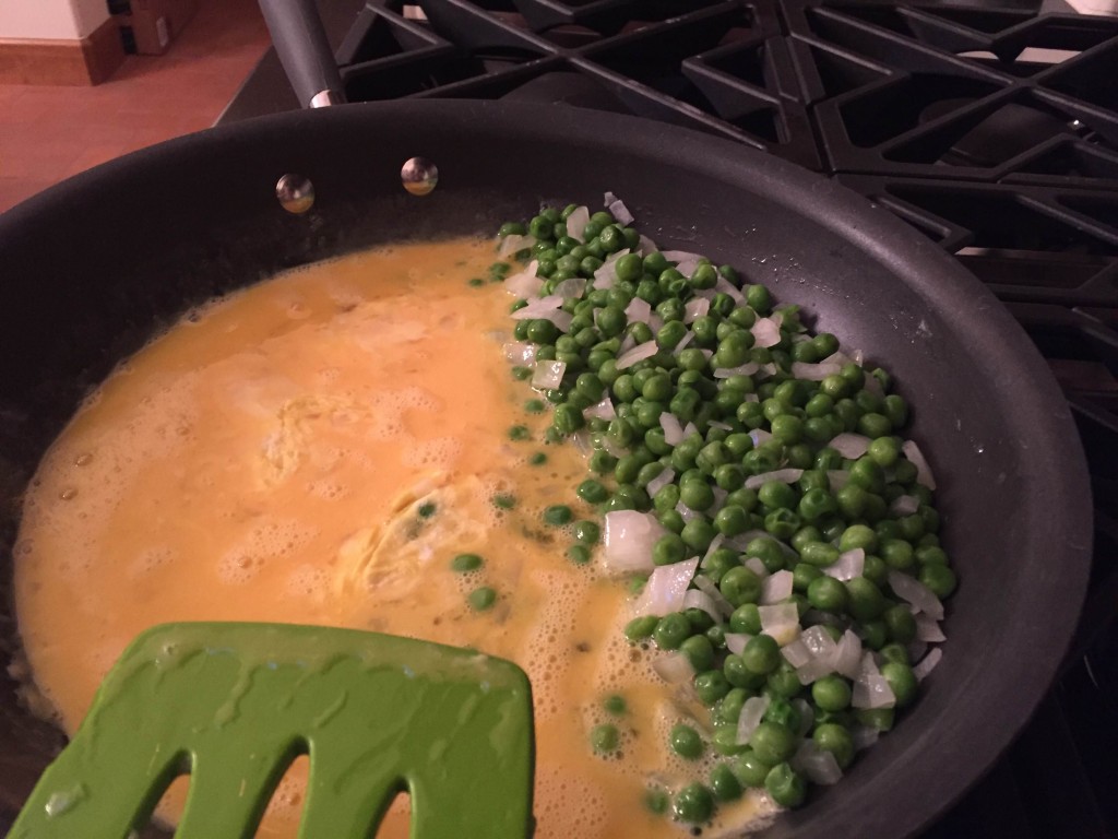 Cauliflower Egg Fried Rice Cooking