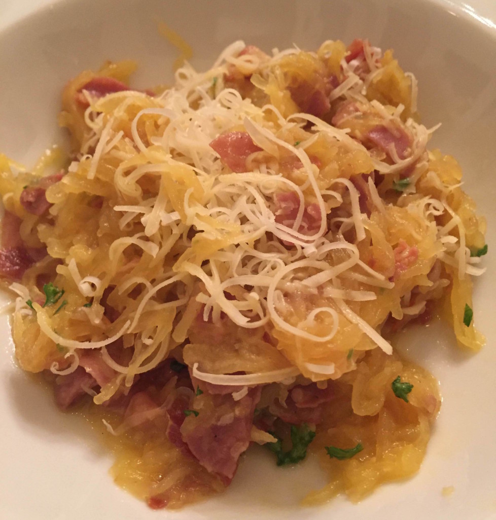 Spaghetti Squash Carbonara