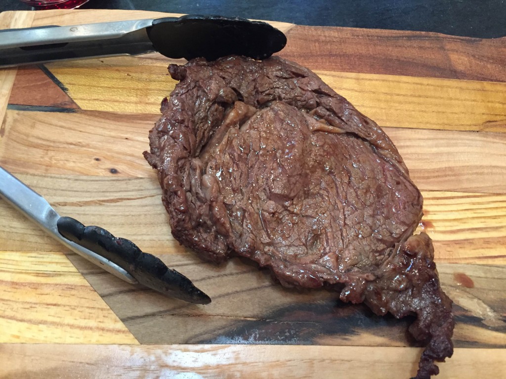 Steak done
