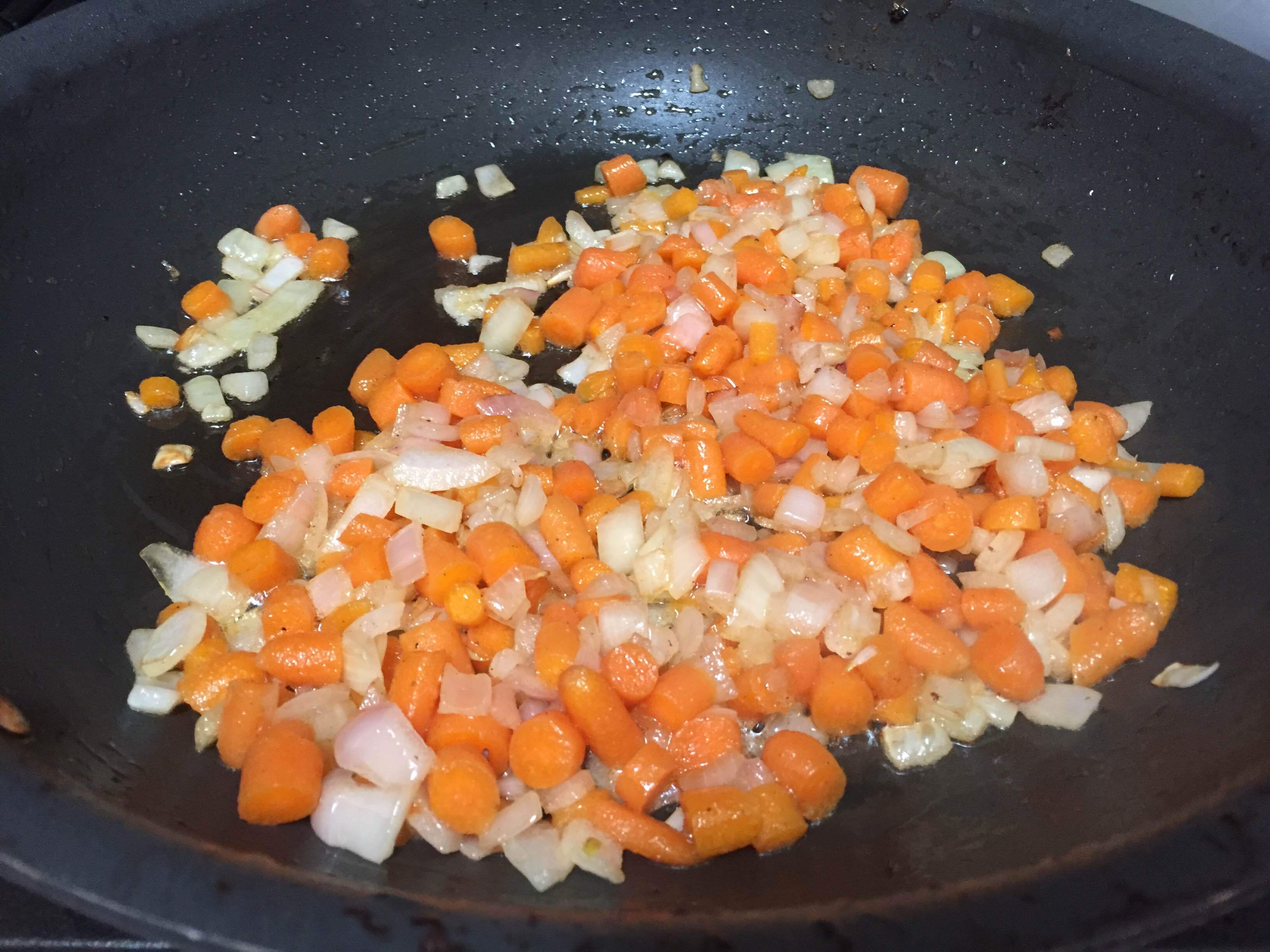 Carrots and onions