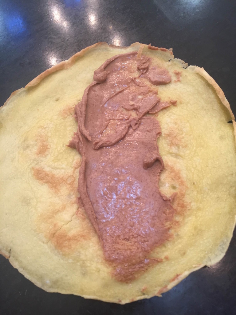 Almond butter crepe