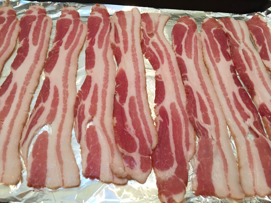 Bacon in oven